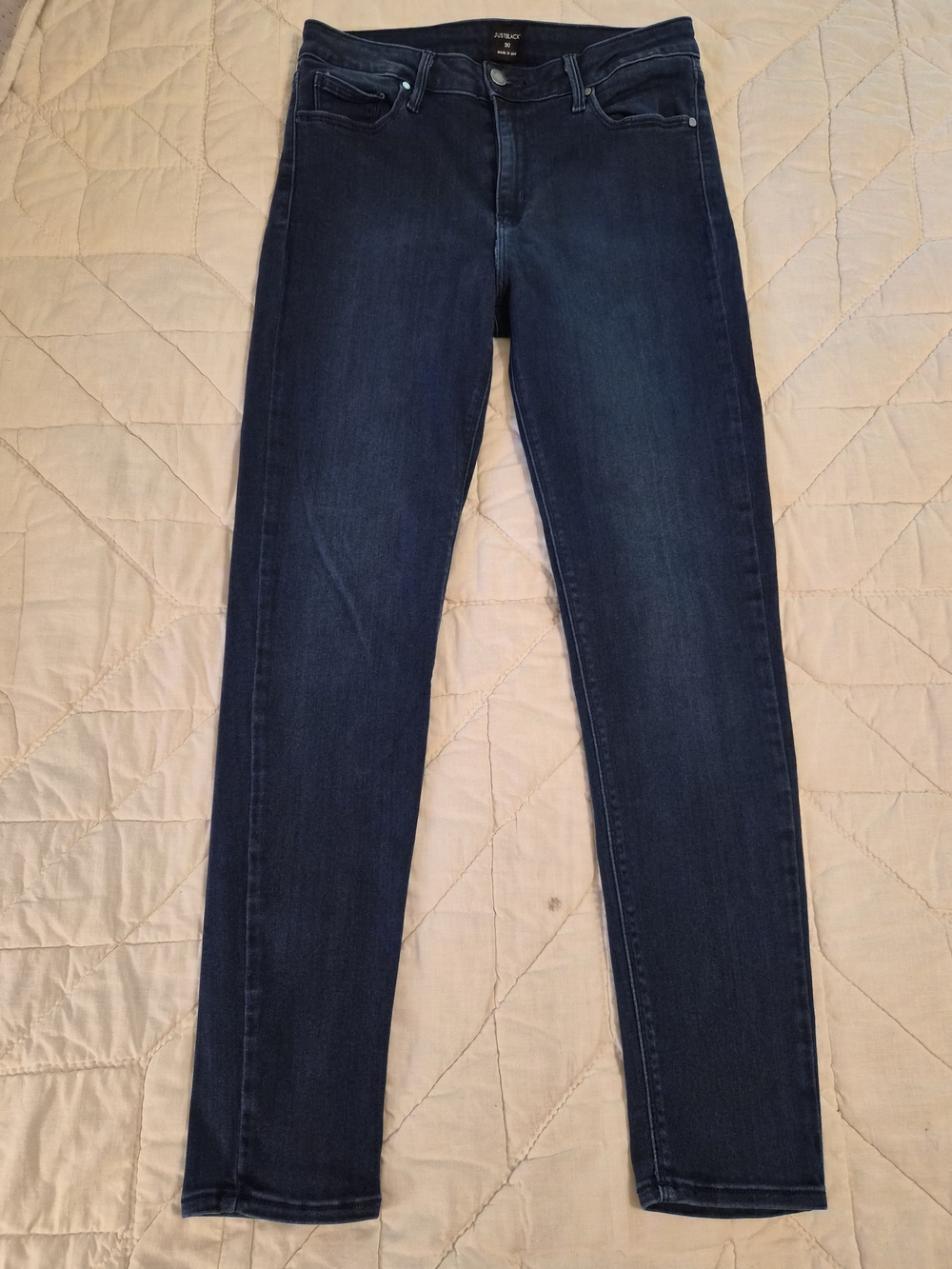 Just Black Dark Blue Denim Jeans- Size 30